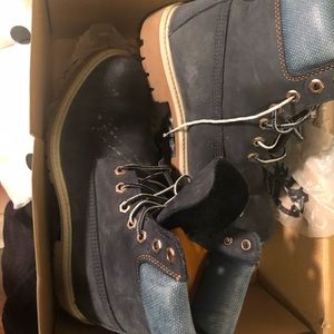 Timberlands royal blue
